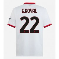 Camiseta AC Milan Emerson Royal #22 Segunda Equipación Replica 2024-25 mangas cortas